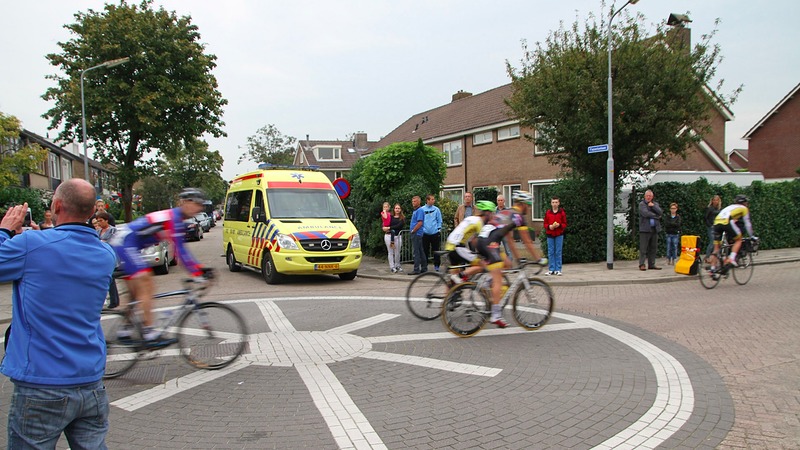 Drie wielrenners ten val tijdens ronde van Sint Pancras