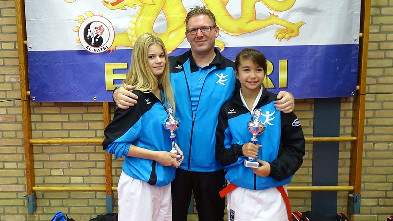 Vier podiumplaatsen voor karateteam Tom van der Kolk in Eindhoven
