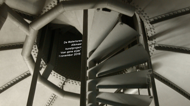 Kunstproject  ‘Aan gene zijde’ in Watertoren van Alkmaar