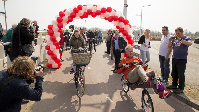 VARA maakt opnamen bij duurste fietspad van Nederland