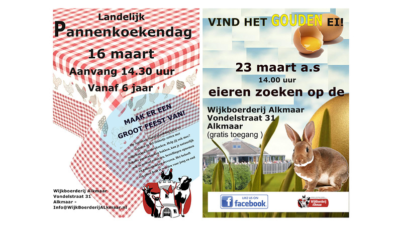 NLdoet en kinderactiviteiten in maart bij Wijkboerderij Alkmaar
