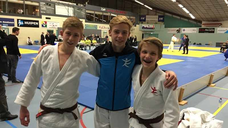 Drie judoka's van Topsport Tom van der Kolk naar NK onder 18 jaar