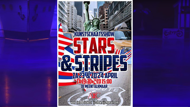 Spectaculaire ijsshow 'Stars & Stripes USA' in De Meent