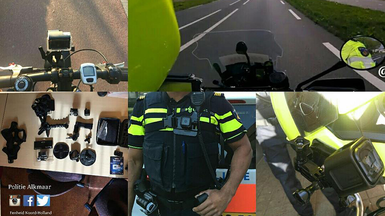 Politie Alkmaar-Duinstreek rondt proef af met actioncamera's