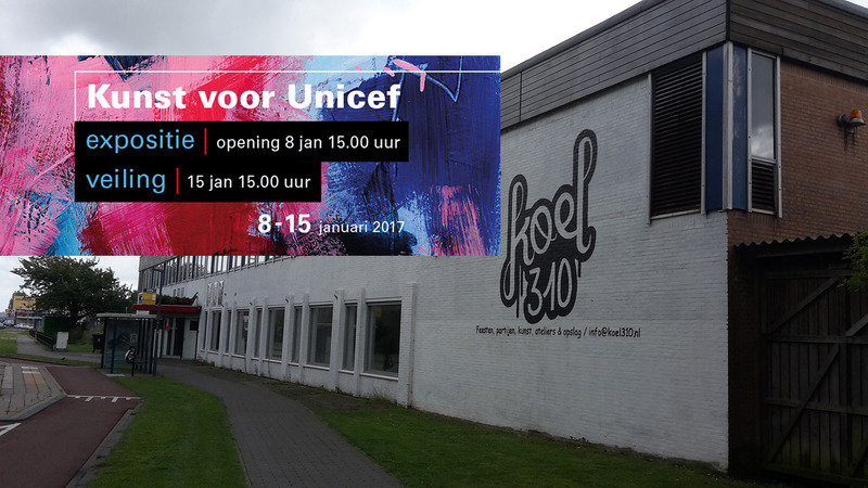 Kunst voor Unicef van Van Lieshout in Koel310|Expo