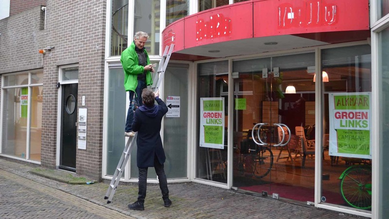 GroenLinks Alkmaar opent campagnepand in centrum