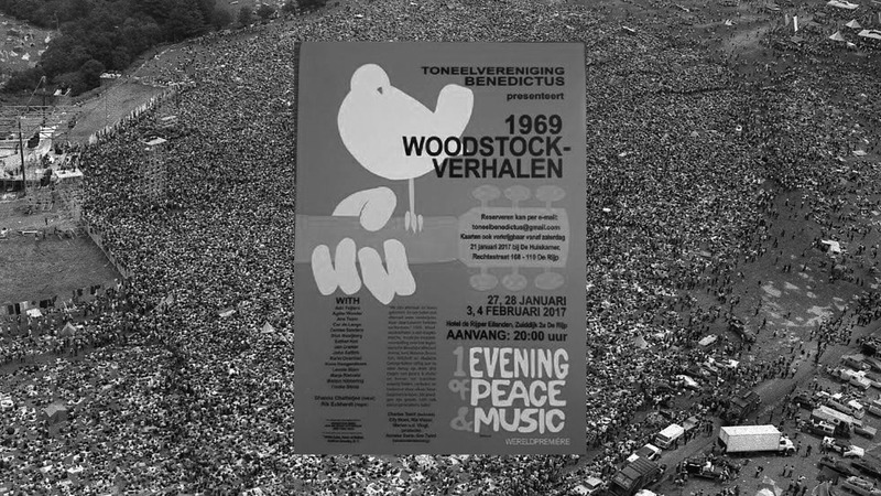 Toneelvereniging Benedictus presenteert '1969 Woodstock verhalen