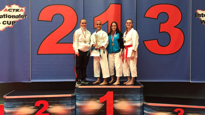 Karateka Sacha Kruijer derde bij WW Cup in Duitse Puderbach