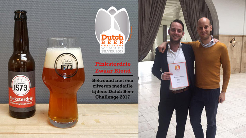 Piepjonge Brouwerij 1573 wint zilver op Dutch Beer Challenge