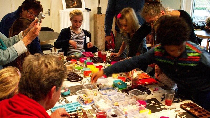 Kinderworkshop bonbons maken voor Moederdag