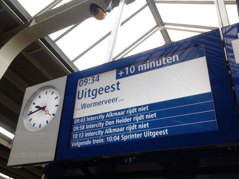 Dit weekend minder treinen van en naar Alkmaar door werkzaamheden