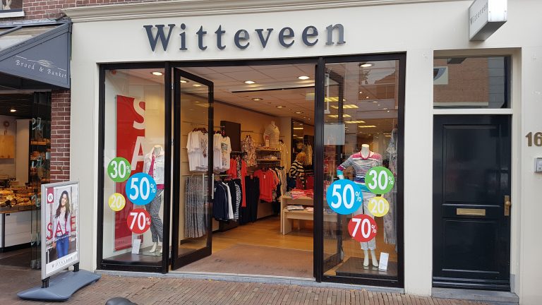 Witteveen failliet; winkels nog wel open