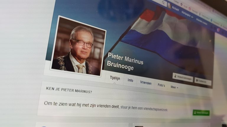 Melding identiteitsfraude vanwege nep FB account Piet Bruinooge