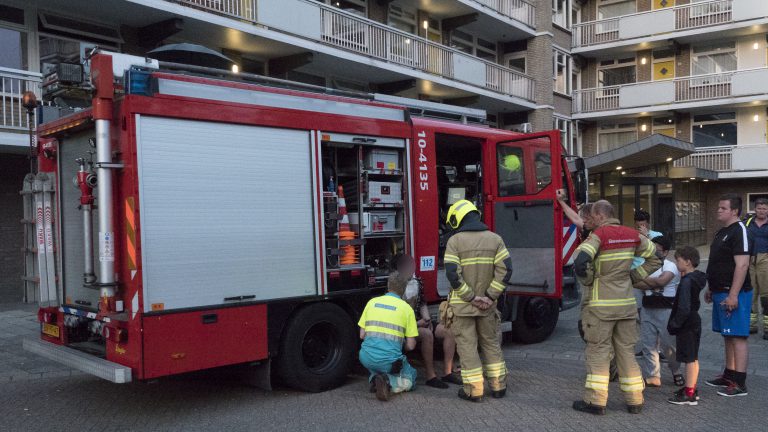 Keukenbrandje op zevende verdieping van flat in Geulstraat Alkmaar