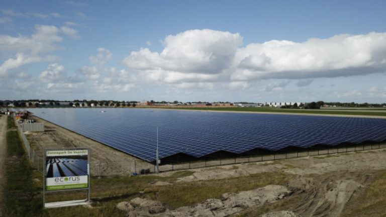 Ecorus realiseert zonnepark van 10 hectare in Heerhugowaard