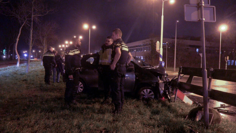Twee gewonden bij éénzijdig ongeval Bergerweg Alkmaar