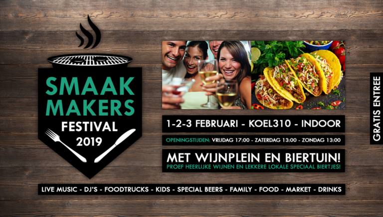 Driedaags Smaakmakers Festival in Koel310 te Alkmaar ?