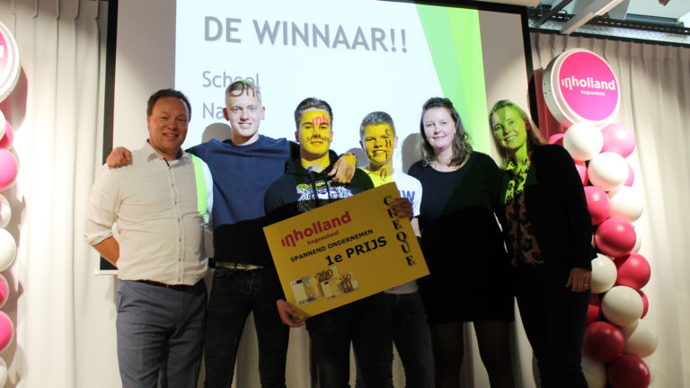 Scholierenteam Willem Blaeu wint titel ‘Beste Ondernemingsplan’
