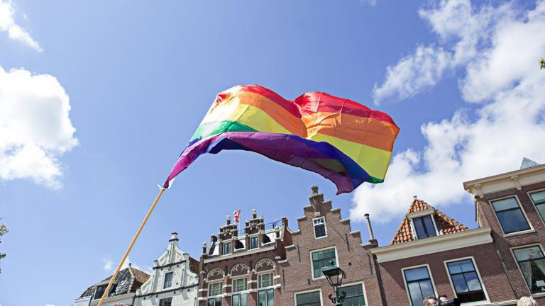 Roze in Blauw aanwezig tijdens Alkmaar Pride