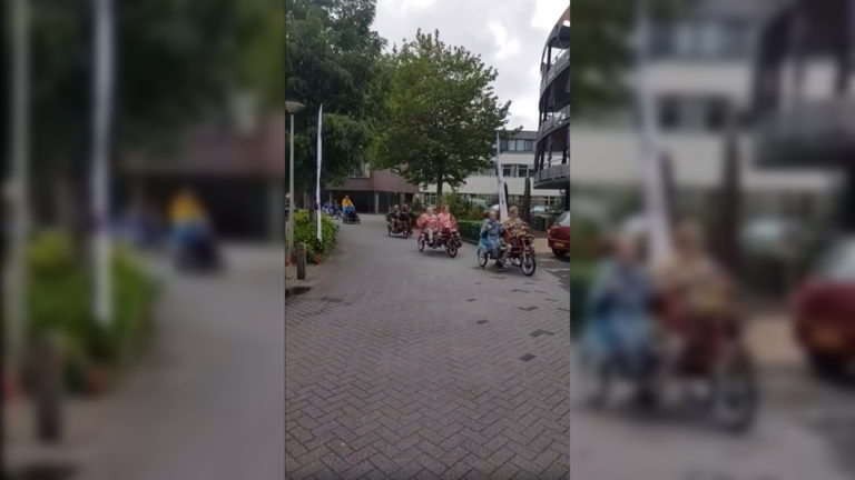 Bewoners Westerhout verkennen EK parcours met pitstop in Oosterhout