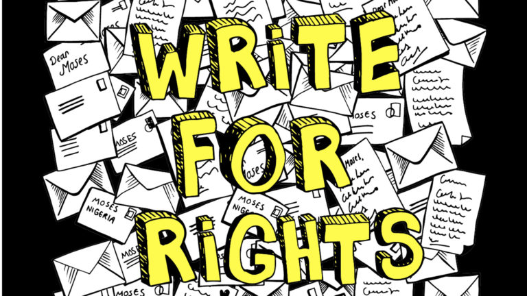 Amnesty houdt schrijfactie voor tien jongeren op 7 december in Alkmaarse bieb ?