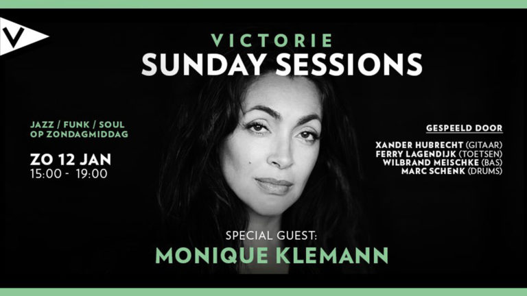 Victorie Sunday Session met speciale gast Monique Klemann ?