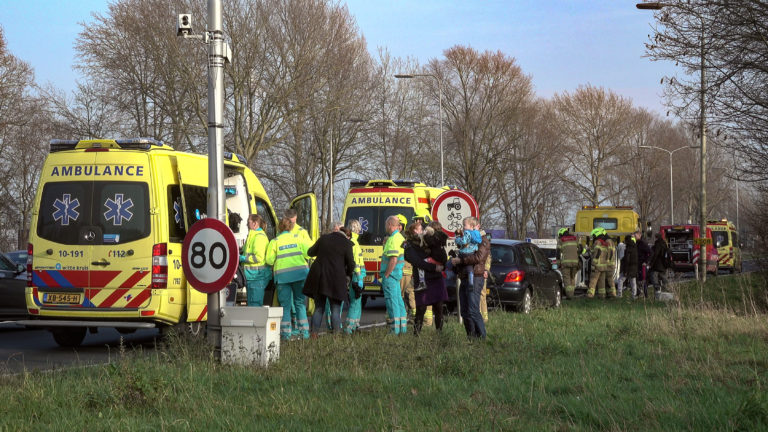 Overstekende eend en Mercedes met Active Brake Assist zorgen voor ongeval op Nollenweg