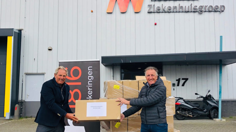 Nh1816 doneert 25.000 mondkapjes aan zorginstellingen in Nederland