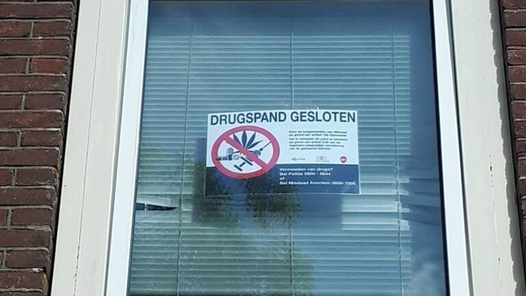 Drugspand aan Bergerweg in Alkmaar voor onbepaalde tijd dicht