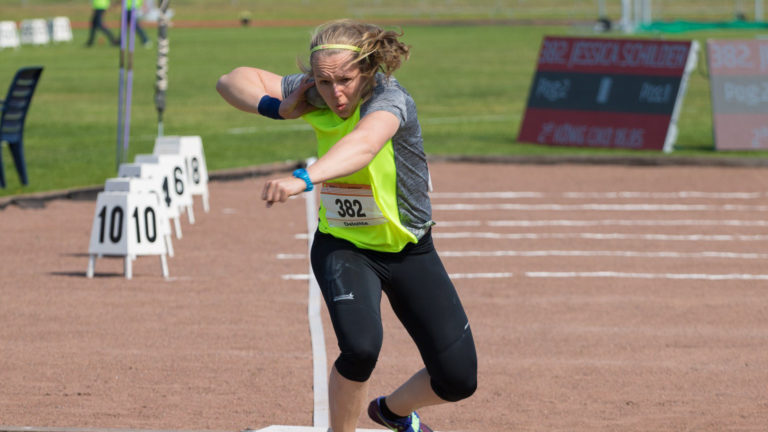 Jessica Schilder nationaal kampioen met recordstoot van 18,27m