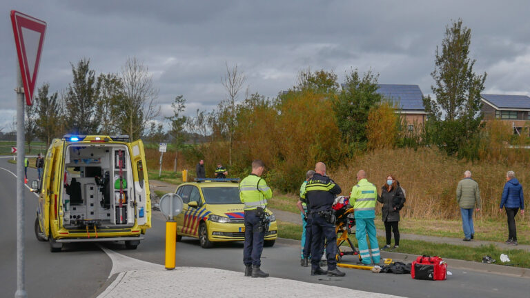 Ernstig ongeval op kruising Westelijke Randweg en Amersgroet in Broek op Langedijk