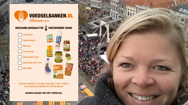 Alkmaarse zet kerst-inzamelactie op voor Voedselbank Alkmaar e.o.