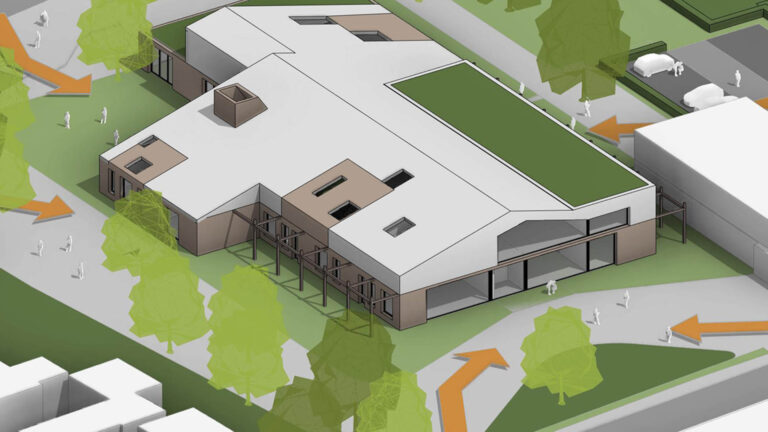 College Langedijk akkoord met ontwerpen voor IKC Sint Pancras en omgeving