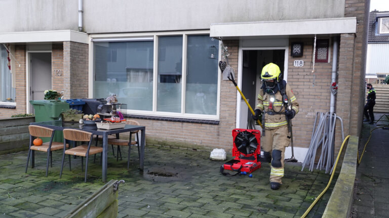 Keukenbrand in huis aan Bannewaard in Alkmaar
