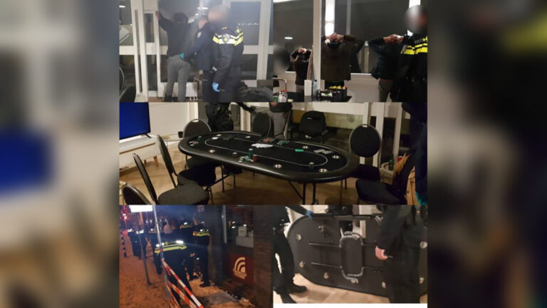 Politie Alkmaar doet inval bij illegaal (en niet coronaproof) pokertoernooi aan Scharlo