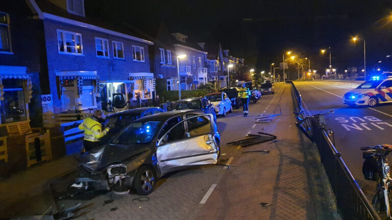 Automobilist gewond na nachtelijk eenzijdig ongeval bij Alkmaarse Friesebrug