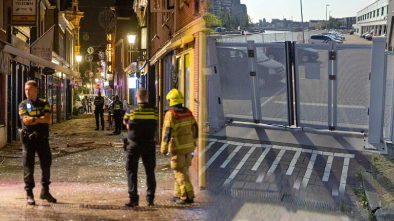 Kettingslot op hek van Alkmaarse politiebureau voorafgaand aan plofkraak