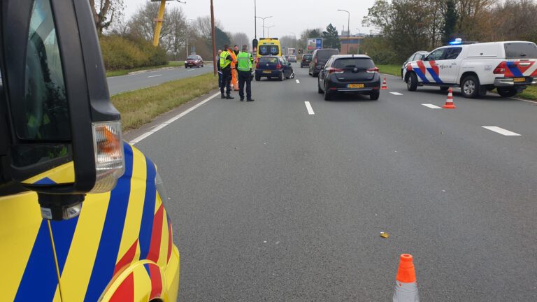 Twee gewonden bij ongeval op Huiswaarderweg