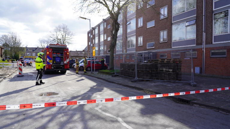 Brand in berging van flat aan Esmoreitstraat in Alkmaar