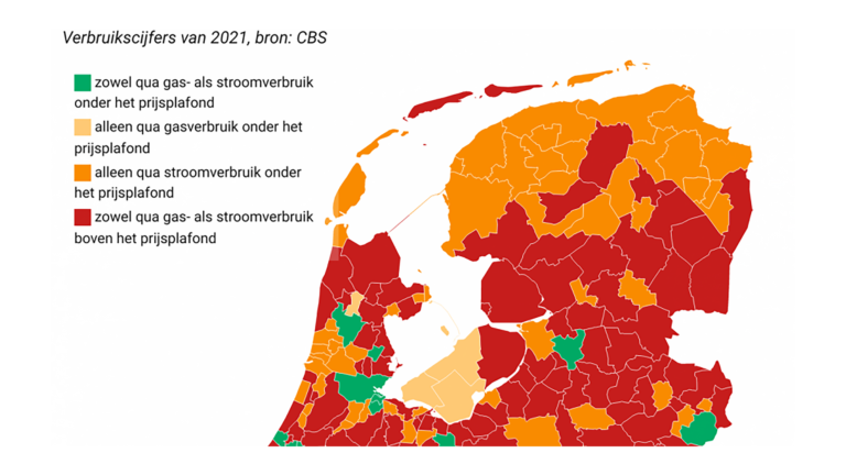 Veel inwoners regio Alkmaar verbruiken (nog) teveel energie voor prijsplafond in 2023