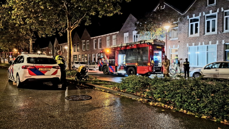Geschrokken gezin ‘gered’ door rookmelder; brand in woning Stationsstraat Alkmaar