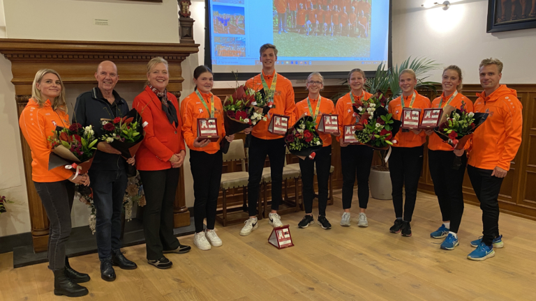 Gemeente huldigt medaillewinnaars van Team Alkmaar op International Children’s Games