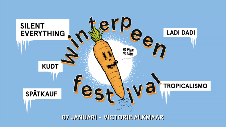 Winterpeen Festival in Podium Victorie: “Enige festival waar je gratis binnenkomt met een winterpeen” 🗓