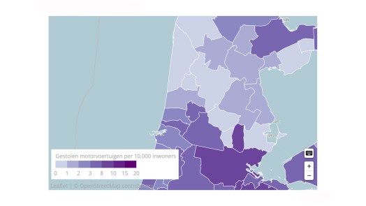 Relatief weinig voertuigdiefstal in regio Alkmaar, Heiloo het veiligst