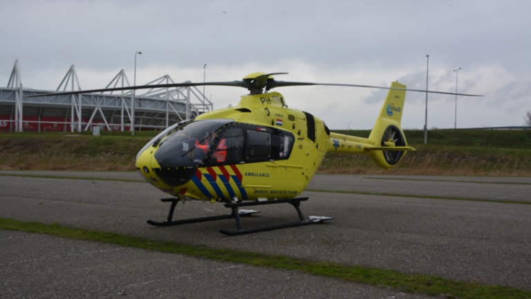 Traumahelikopter opgeroepen vanwege medisch noodgeval