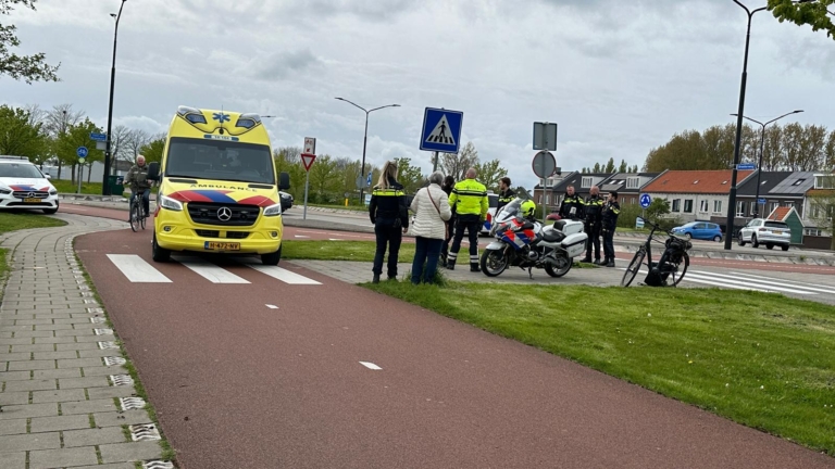 Fietser gewond bij rotonde ongeval Broekerweg Heerhugowaard
