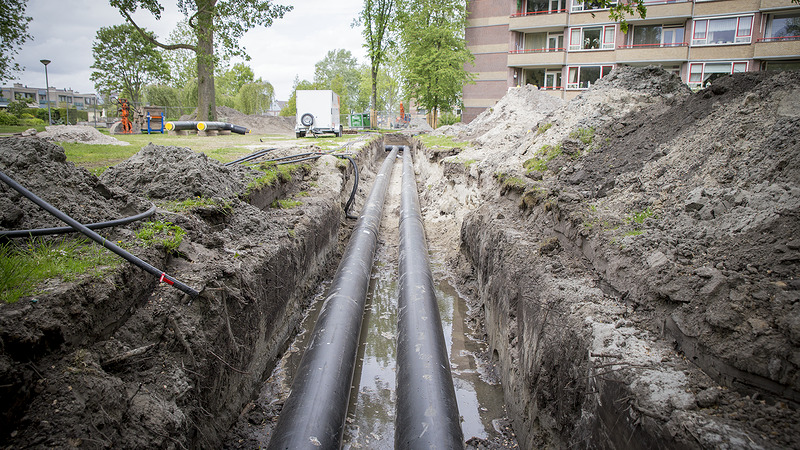 Overleg over gaslekken Maasstraat leidt tot maatregelen werkzaamheden Warmtenet