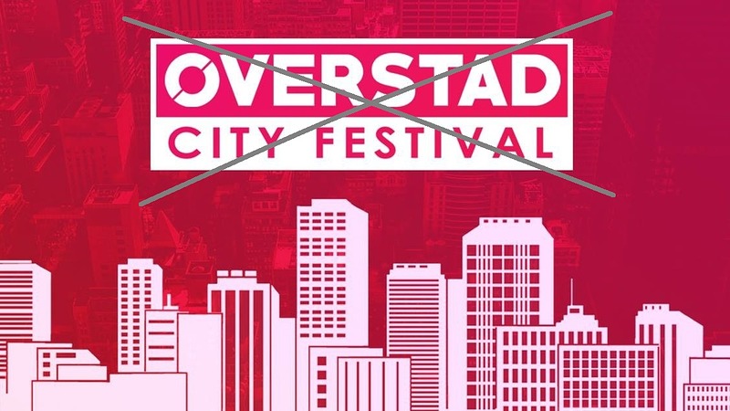 Overstad City Festival afgelast wegens stokkende kaartverkoop