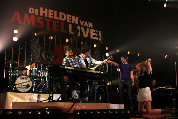 Pilot 'Helden van Amstel Live' lijkt goed te zijn verlopen (FOTO)